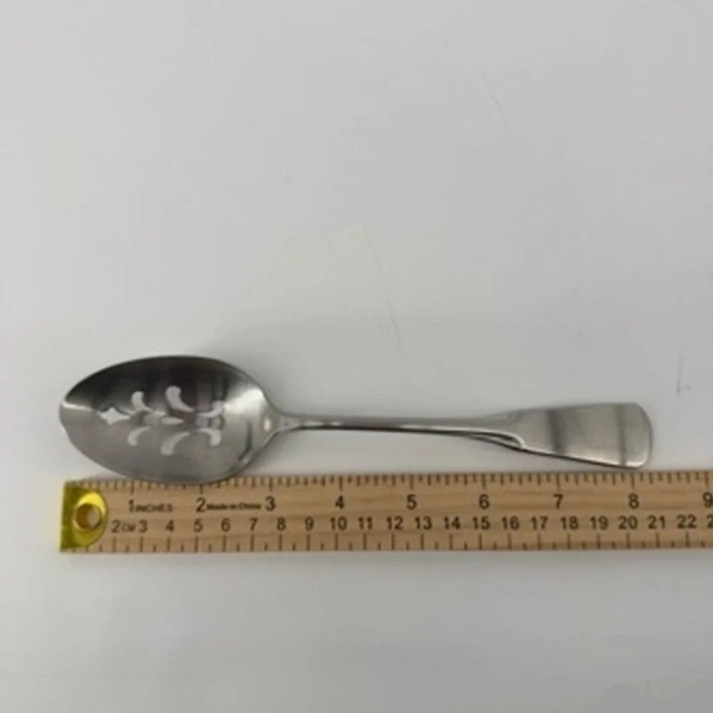 Oneida Royal Prestige Slotted Serving Spoon Stainless Steel Pierced 8.5 Inch